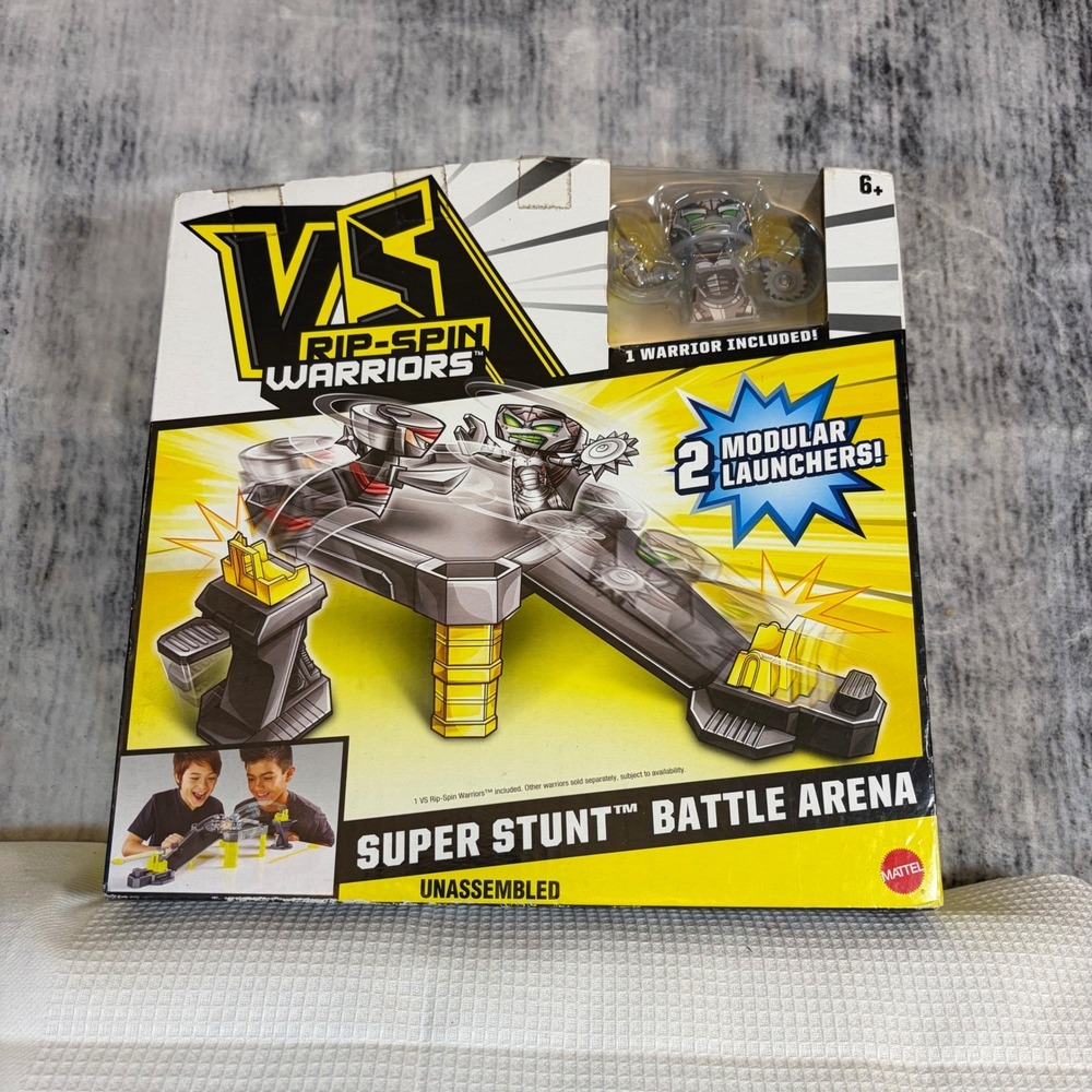 Mattel VS Rip-Spin Warriors Super Stunt Battle Arena Playset DRP11 New
